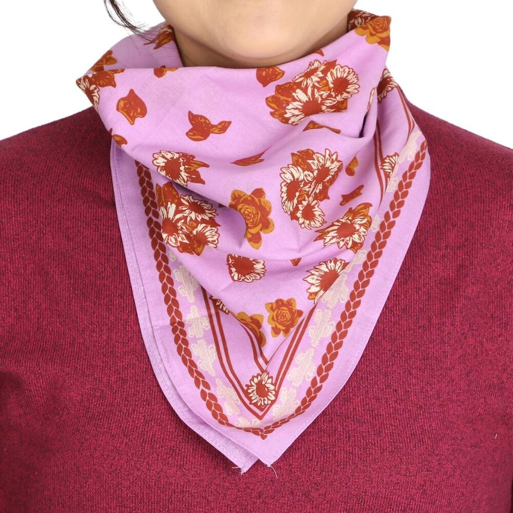 Lightweight Multicolored 22"x22" 6-Pack, 12-Pack and 48-Pack Bandana Set - Picture 7 of 7